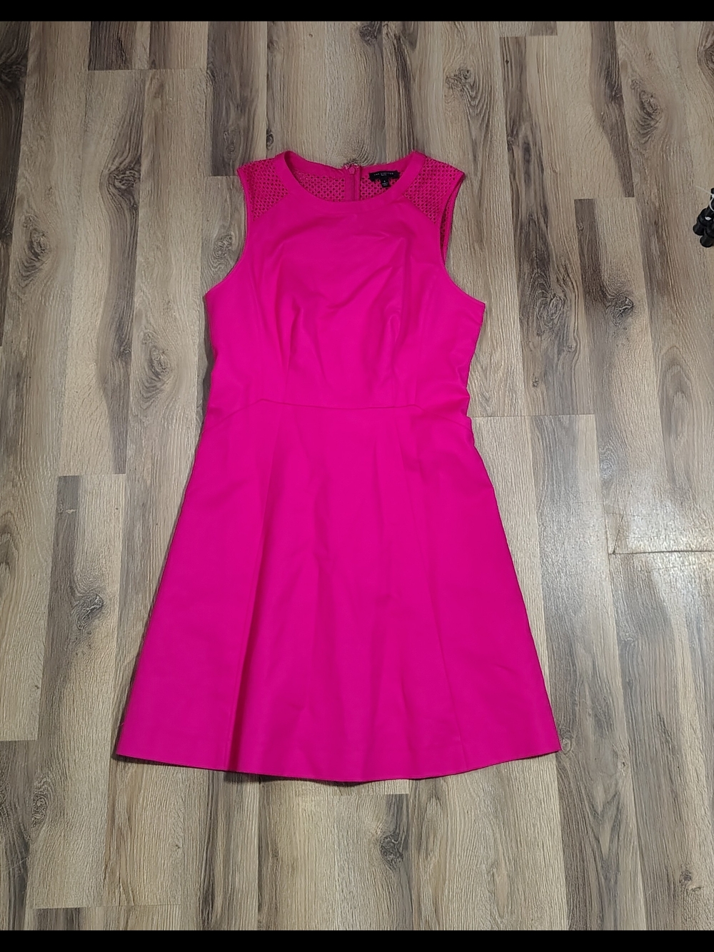 Ladies Size 6 Hot Pink Barbie Princess Style Fit-and-Flare Mini Party Dress